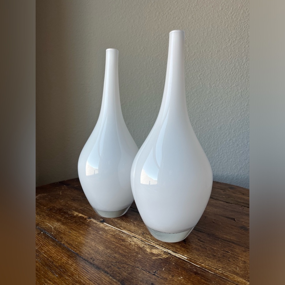 Pair of Vintage Ikea Salong Tall Vase by Modernist designer Johanna Jelinek